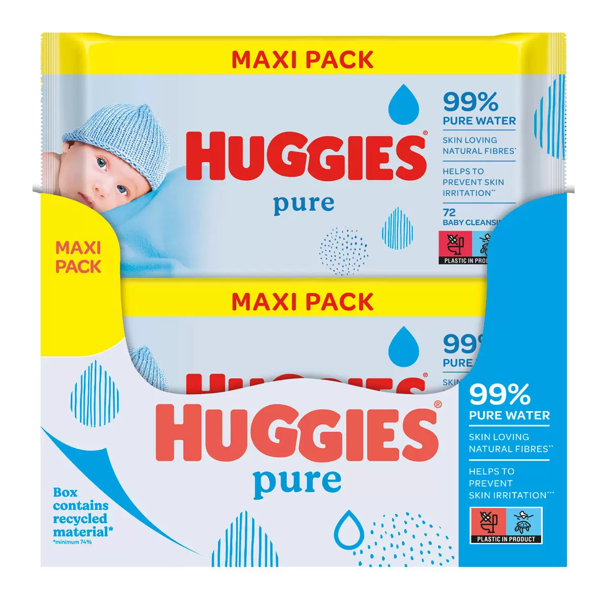 huggies baby wipes fragrance free Pack of 10