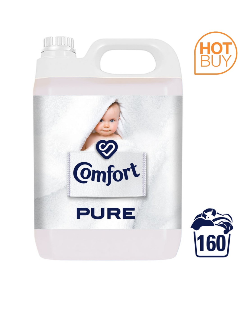 Comfort Pure Fabric Conditioner (160
Wash) 4.8L