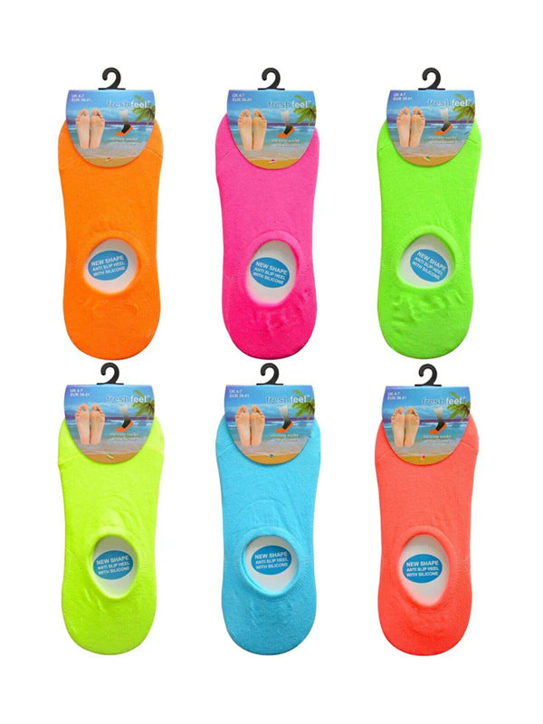 Invisible Trainer Socks 12 Pairs Womens No Show Shoe Liner Anti