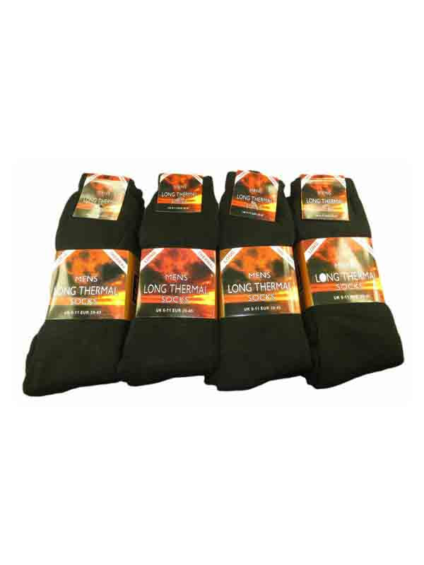 Men's Long Thermal Socks, Outdoor Warm Work Boot Socks