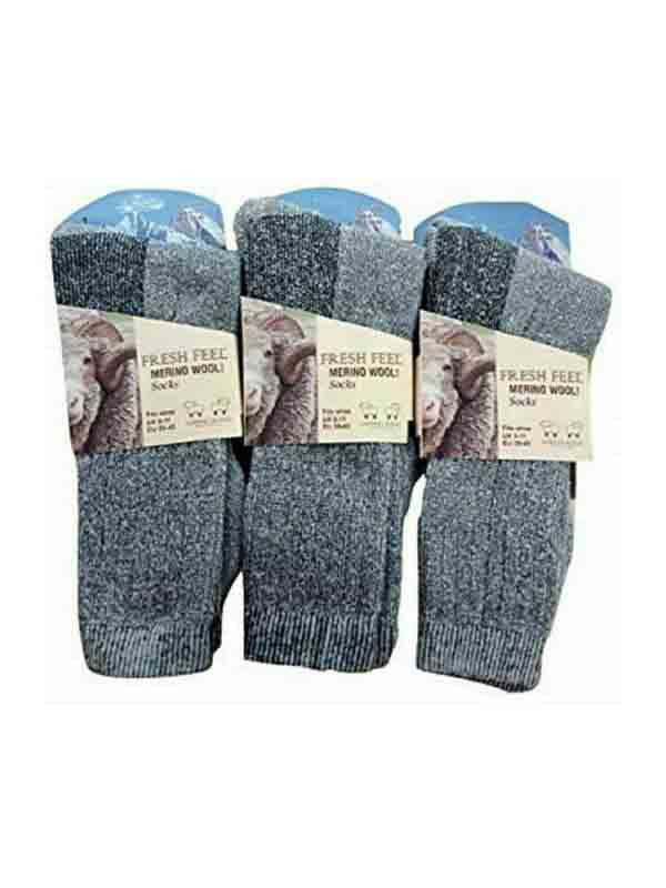 New Wool Men's Thick Heavy Duty & Wool Blend Work Hiking Boot Socks Winter Warm