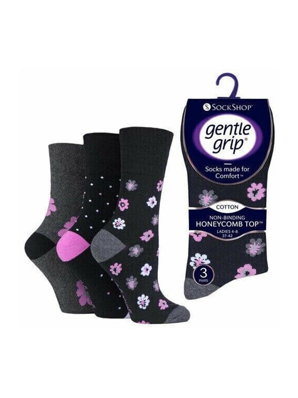 Ladies comb Top Soft N Elastic Socks UK 4-8