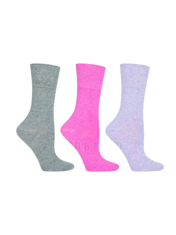 Soft Grip Socks Ladies  6 pairs ladies gentle grip  socks UK SIZE