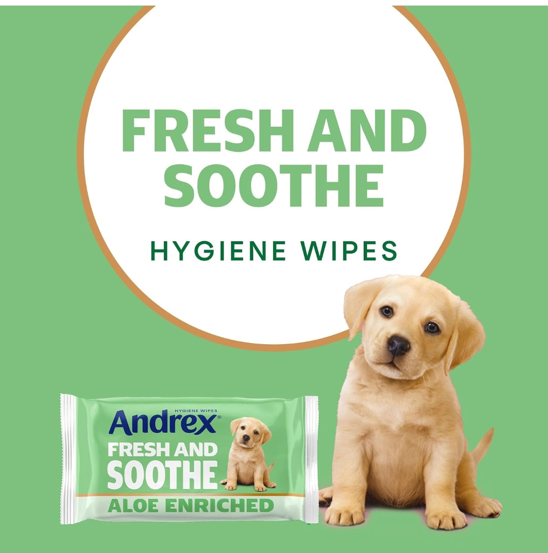 Andrex Fresh & Soothe Hygiene
Wipes Moist Toilet Tissue 12 x 36
wipes