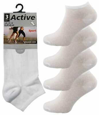 12 PAIRS OF MENS BIG FOOT TRAINER SOCKS BLACK WHITE SIZE 11-14 SPORT FEET - Comfyfit ltd