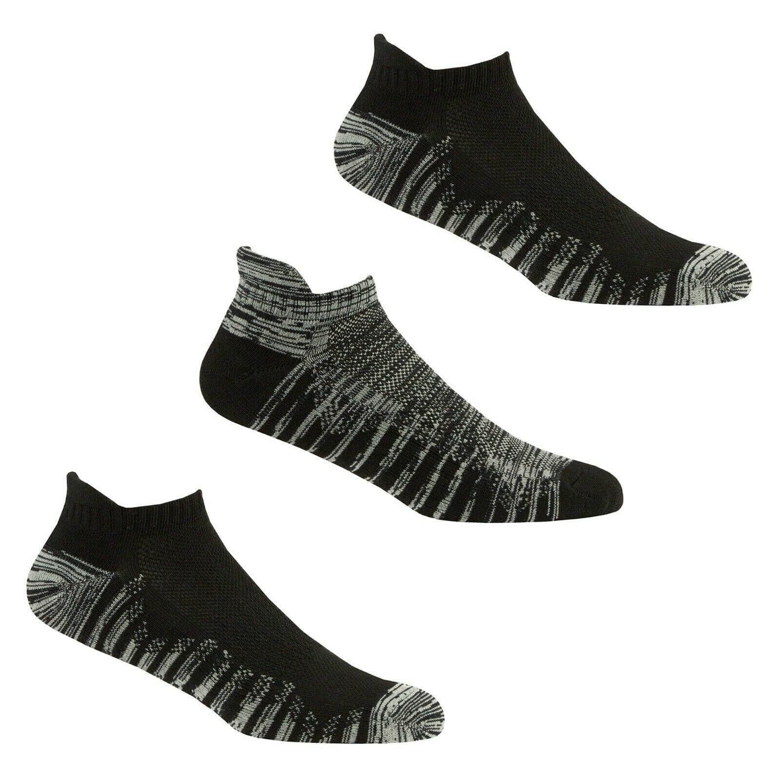 12 PAIR PACK MENS WOVEN MESH TWIST YARN INSERT TRAINER SOCKS.