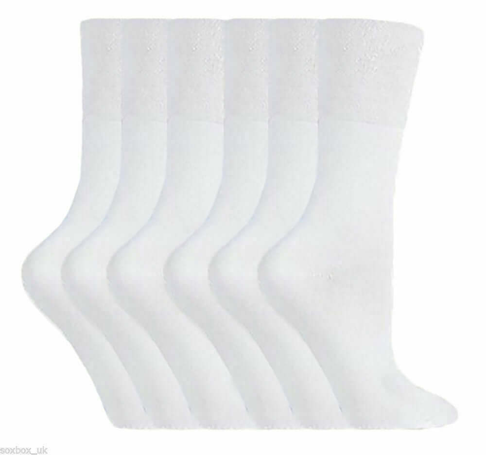 Ladies 12 Pairs  Socks Smooth Toe Seams Honey Comb