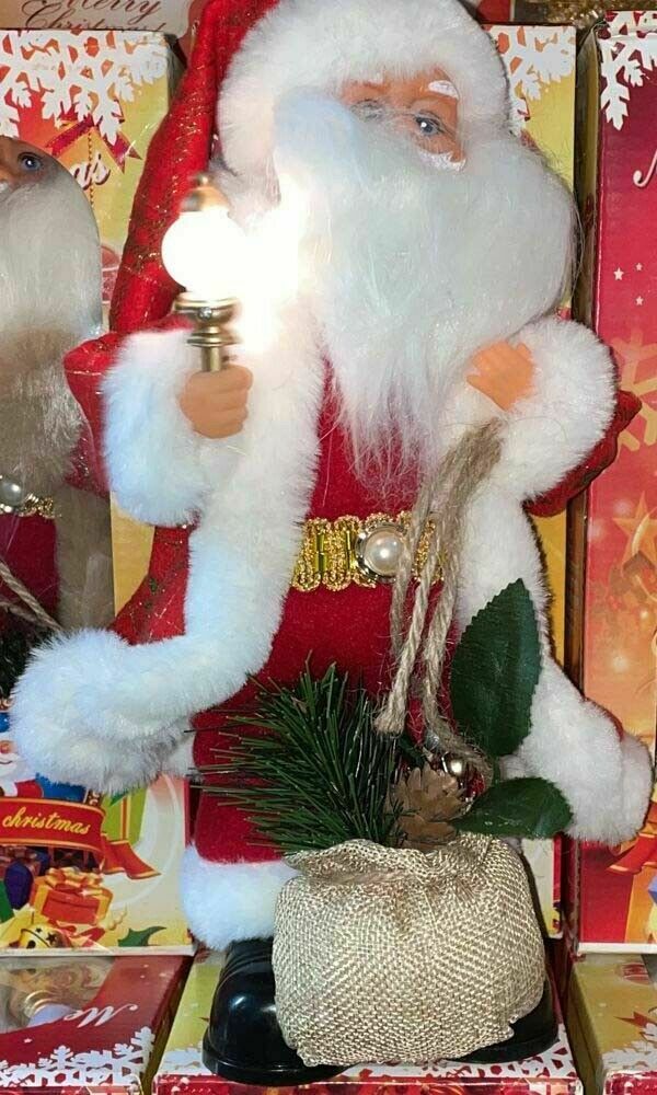 Christmas Gifts Electric Shaking Dancing Music Santa Claus Doll Home Decorations