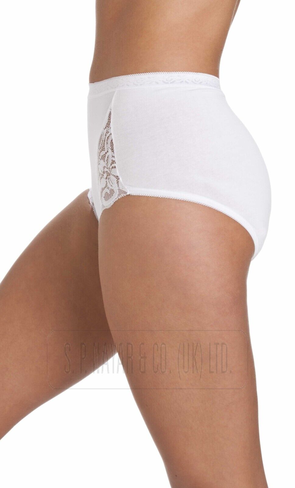 Best Underwear For Women Pack of 3 Ladies Lace cotton full maxi Briefs Underwear Shorts in UK sizes 12-22 - Comfyfit ltd