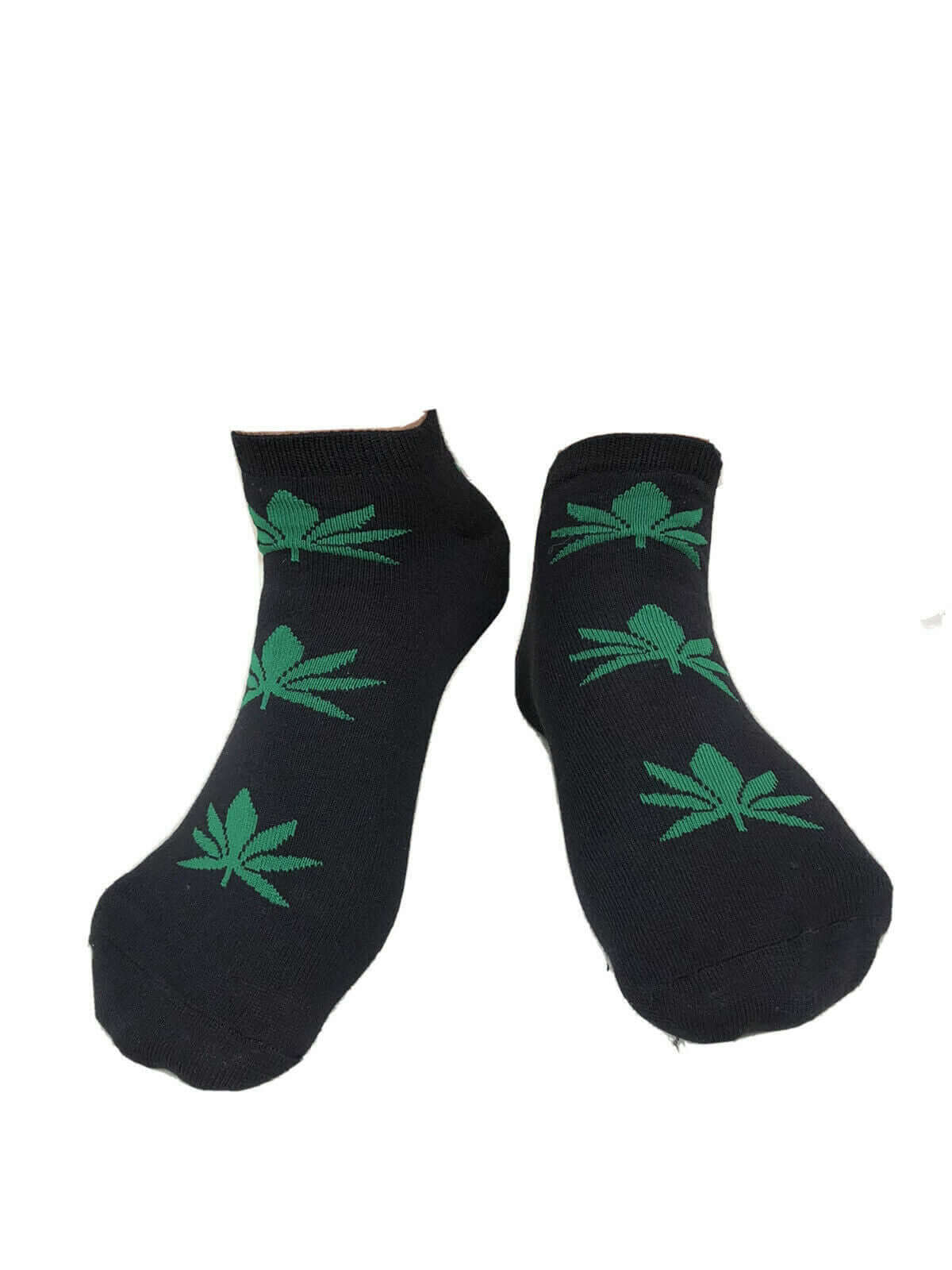 12 Pairs Mens Trainer Liner Ankle Ganja Socks Cotton Rich Low Cut Sports Socks