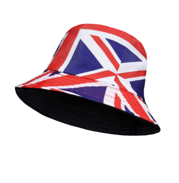 Unisex Winter hats London Union Jack UK Flag Embroidered Knitted Cuffed Unisex