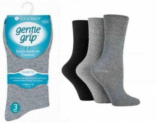 Ladies Pack Of 3 Soft Cotton Socks Mens Women
