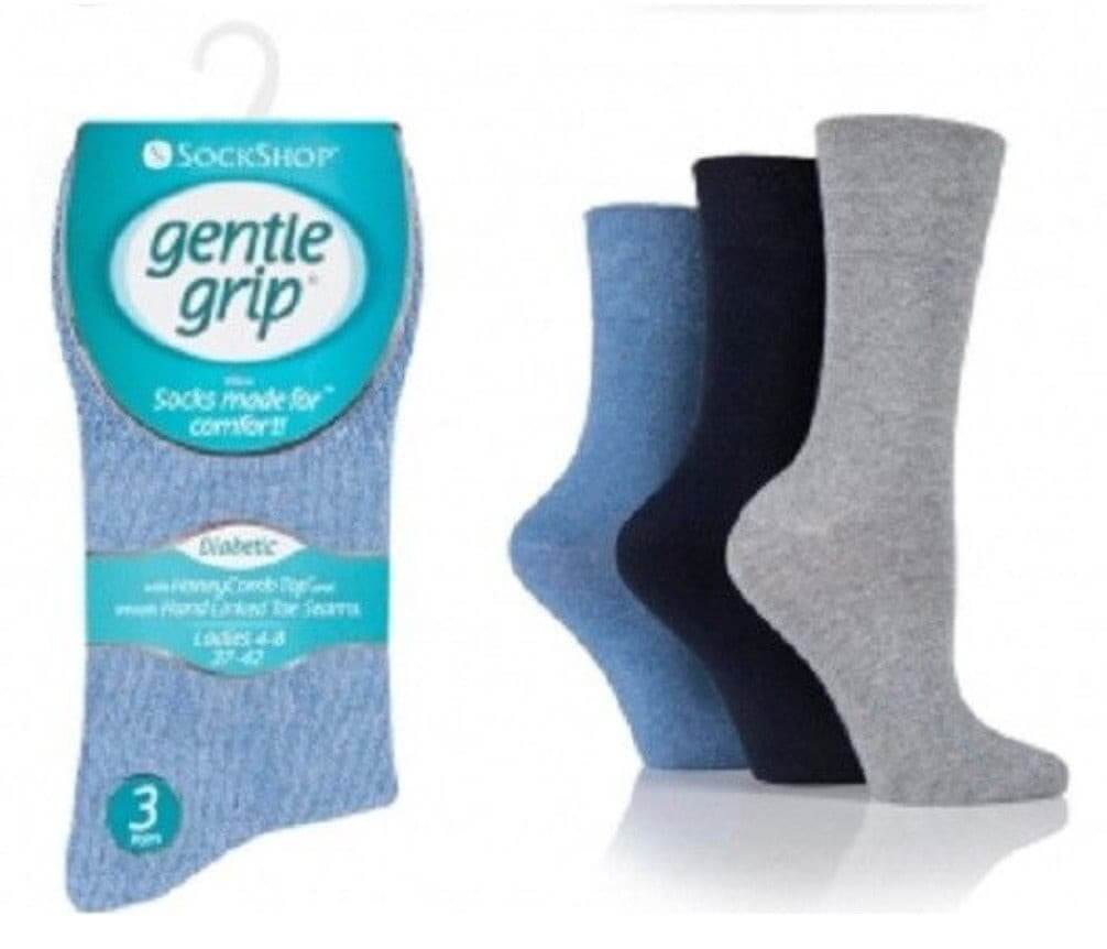 Ladies Pack Of 3 Soft Cotton Socks Mens Women