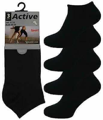 12 PAIRS OF MENS BIG FOOT TRAINER SOCKS BLACK WHITE SIZE 11-14 SPORT FEET - Comfyfit ltd