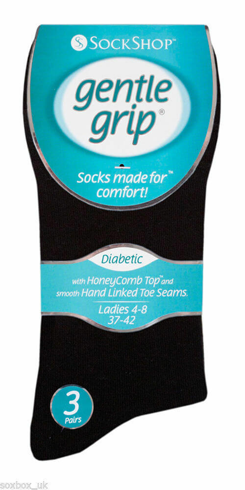 Ladies 12 Pairs  Socks Smooth Toe Seams Honey Comb