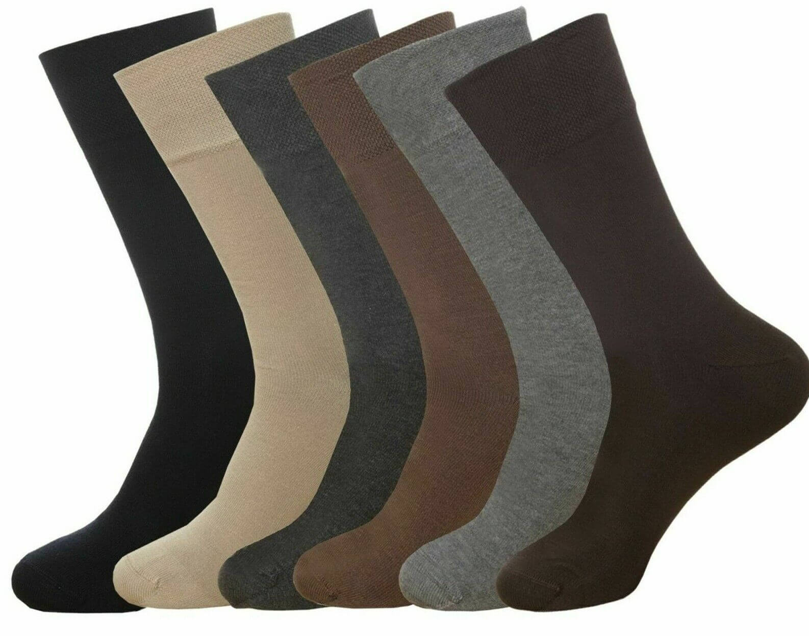 Mens Dress Socks 6 Pairs Mens Socks - Comfyfit ltd
