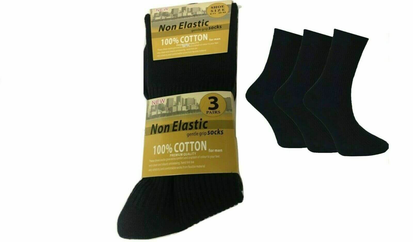 Men socks 100% cotton 12 Pairs