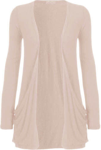 Womens Long Sleeves 2 pocket Boyfriend Cardigan ,95% Viscose 5% Elastane