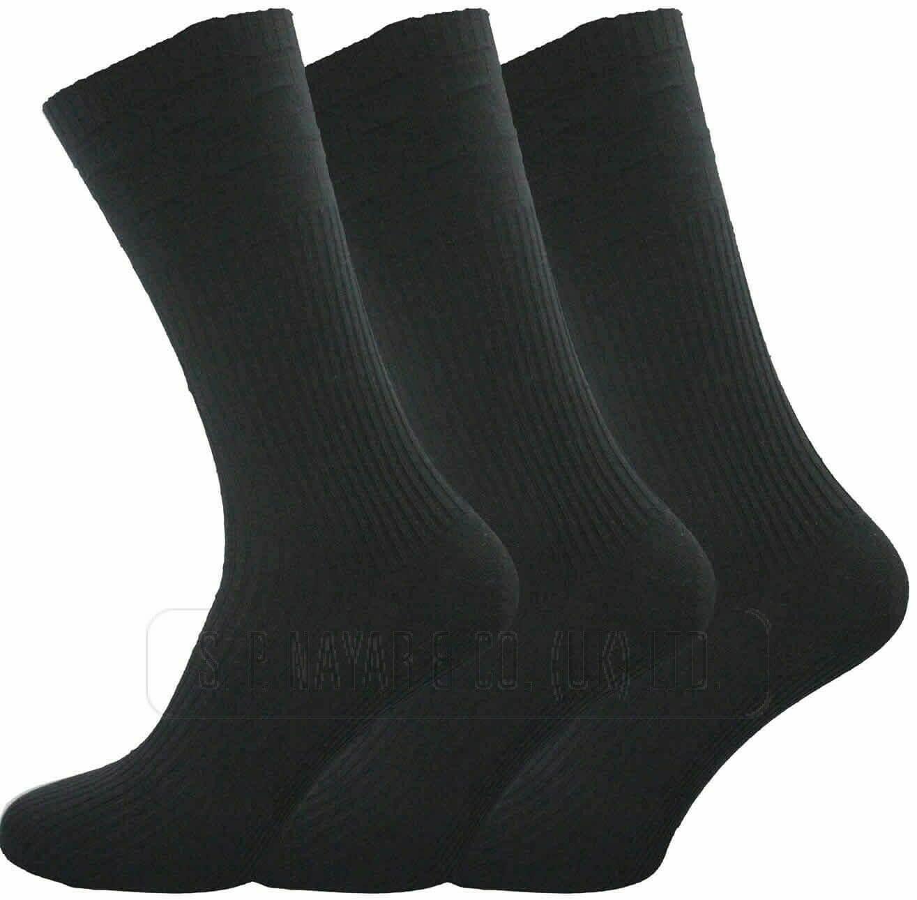 12 Pairs MEN'S EASY TOP PLAIN SHORT SOCKS comfort soft grip Size 6-11 UK - Comfyfit ltd