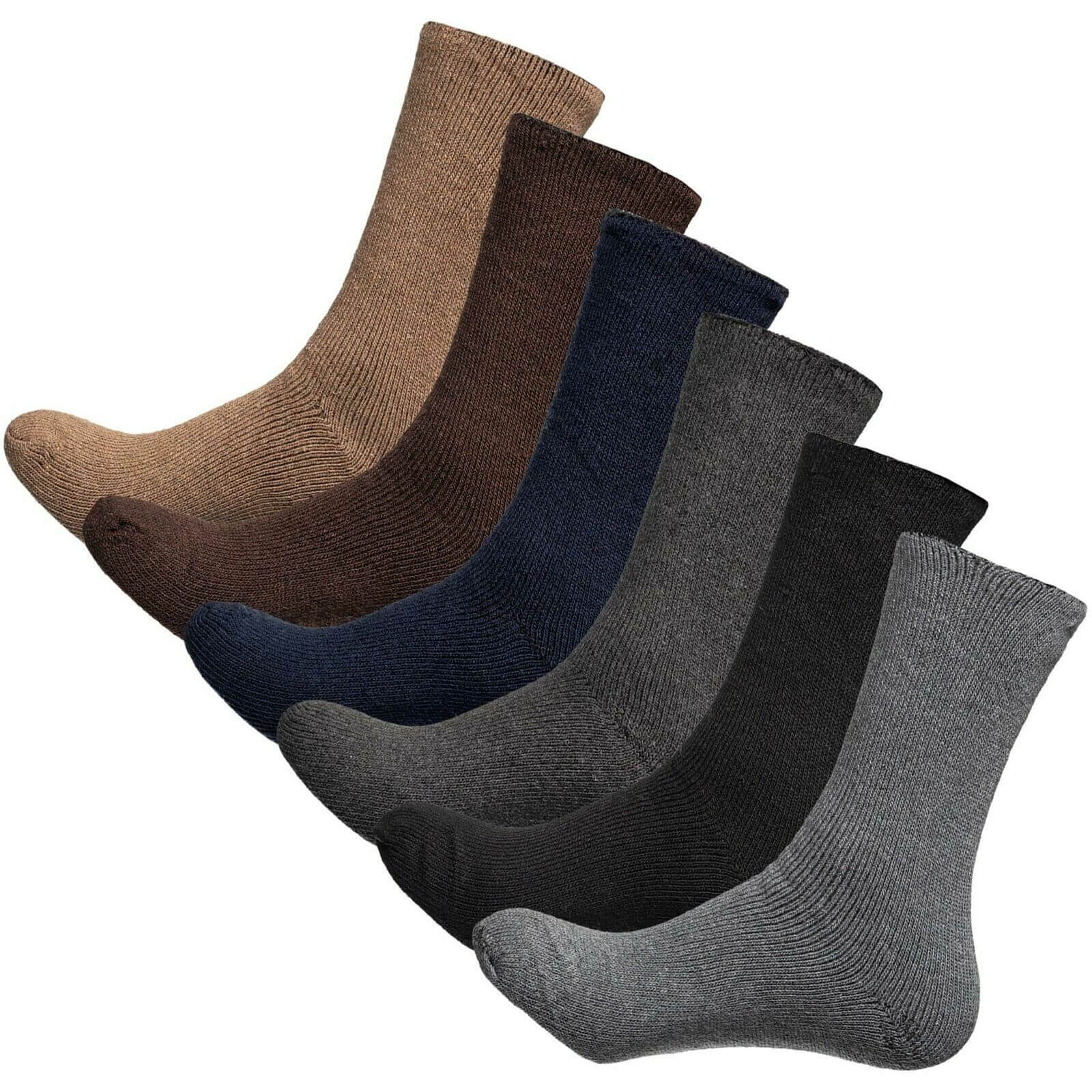 Mens Dress Socks 6 Pairs Mens Socks - Comfyfit ltd
