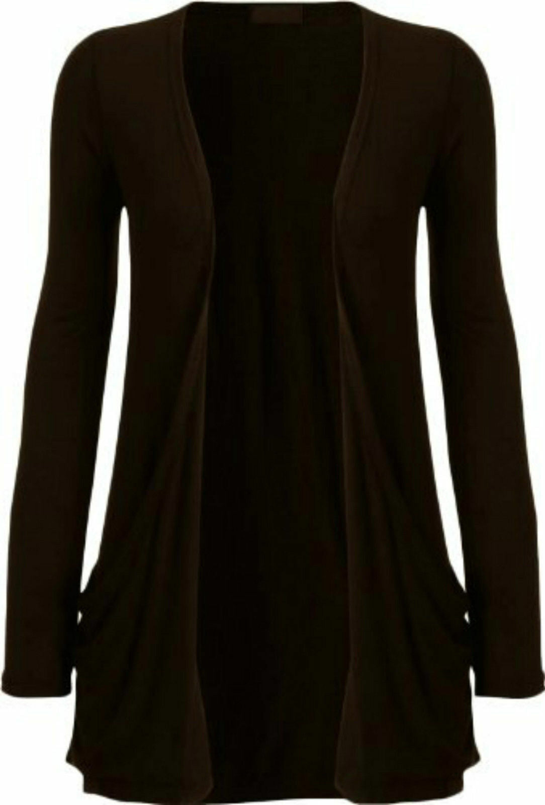 Womens Long Sleeves 2 pocket Boyfriend Cardigan ,95% Viscose 5% Elastane