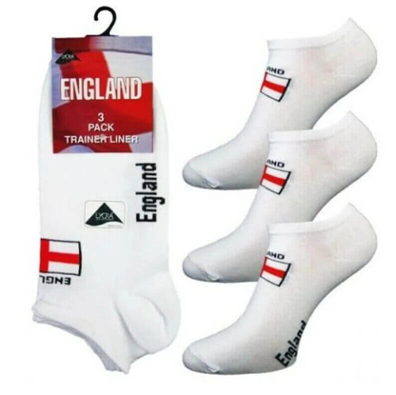 12 Pairs Men's Sport Trainer Socks Best For Big Foot SIZE 11-14 UKDESCRIPTION:
Men's quality big foot ENGLAND 11/14 active logo cotton rich trainer socks Ideal for the larger or taller man, Manufactured
 to a very high standard usi