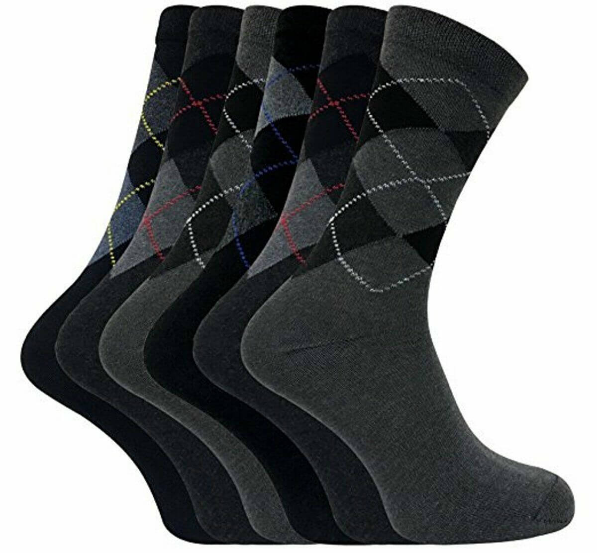 Boot Socks Men Fashion Stripes Design Suit Pattern Office Everyday Casual Thin Boot Socks - Comfyfit ltd