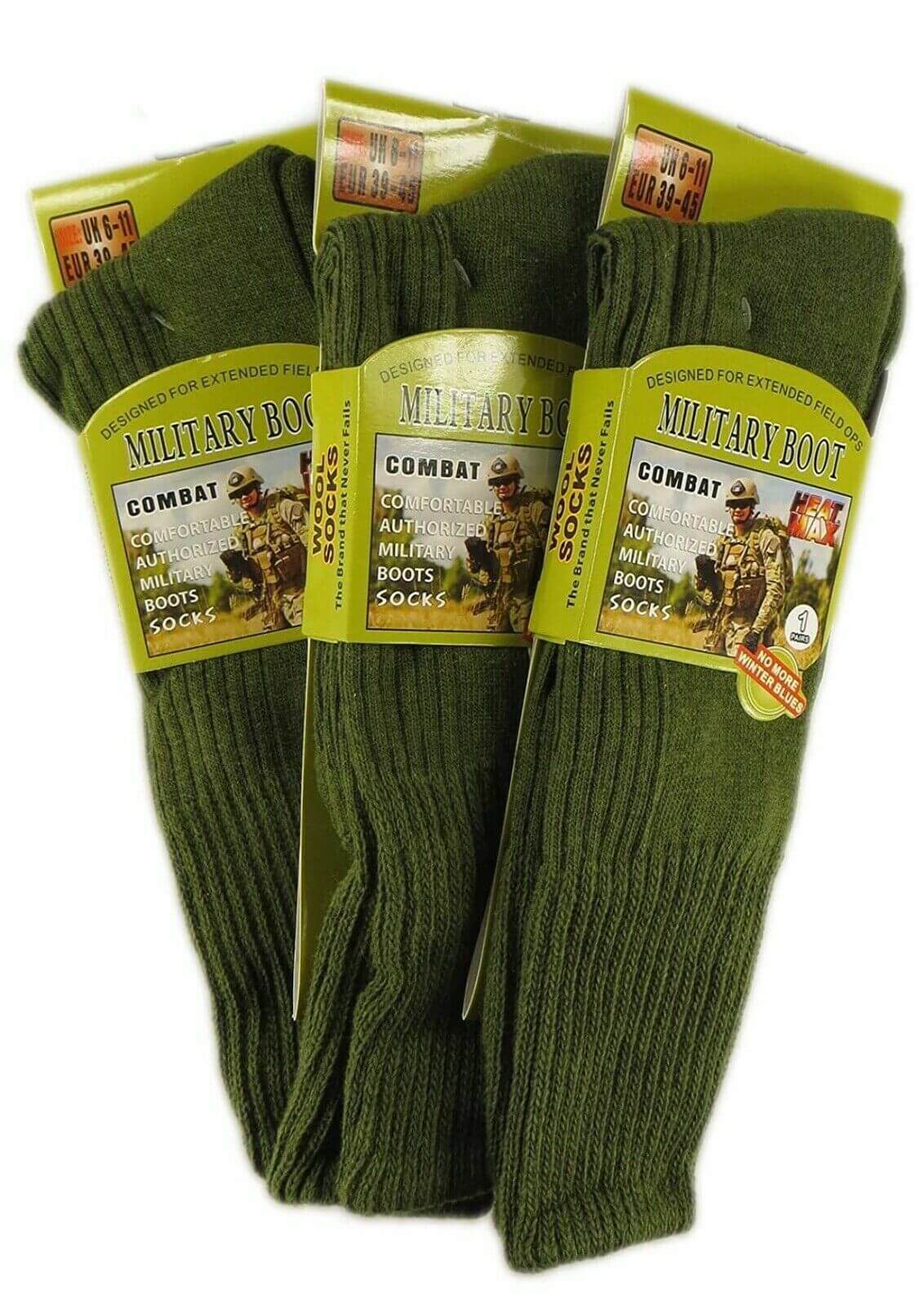 Mens Military Socks Long Thick Thermal Hiking Walking Army Combat Boots Warm lot