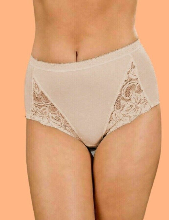 Best Underwear For Women Pack of 3 Ladies Lace cotton full maxi Briefs Underwear Shorts in UK sizes 12-22 - Comfyfit ltd