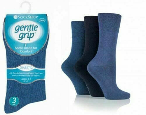 Ladies Pack Of 3 Soft Cotton Socks Mens Women