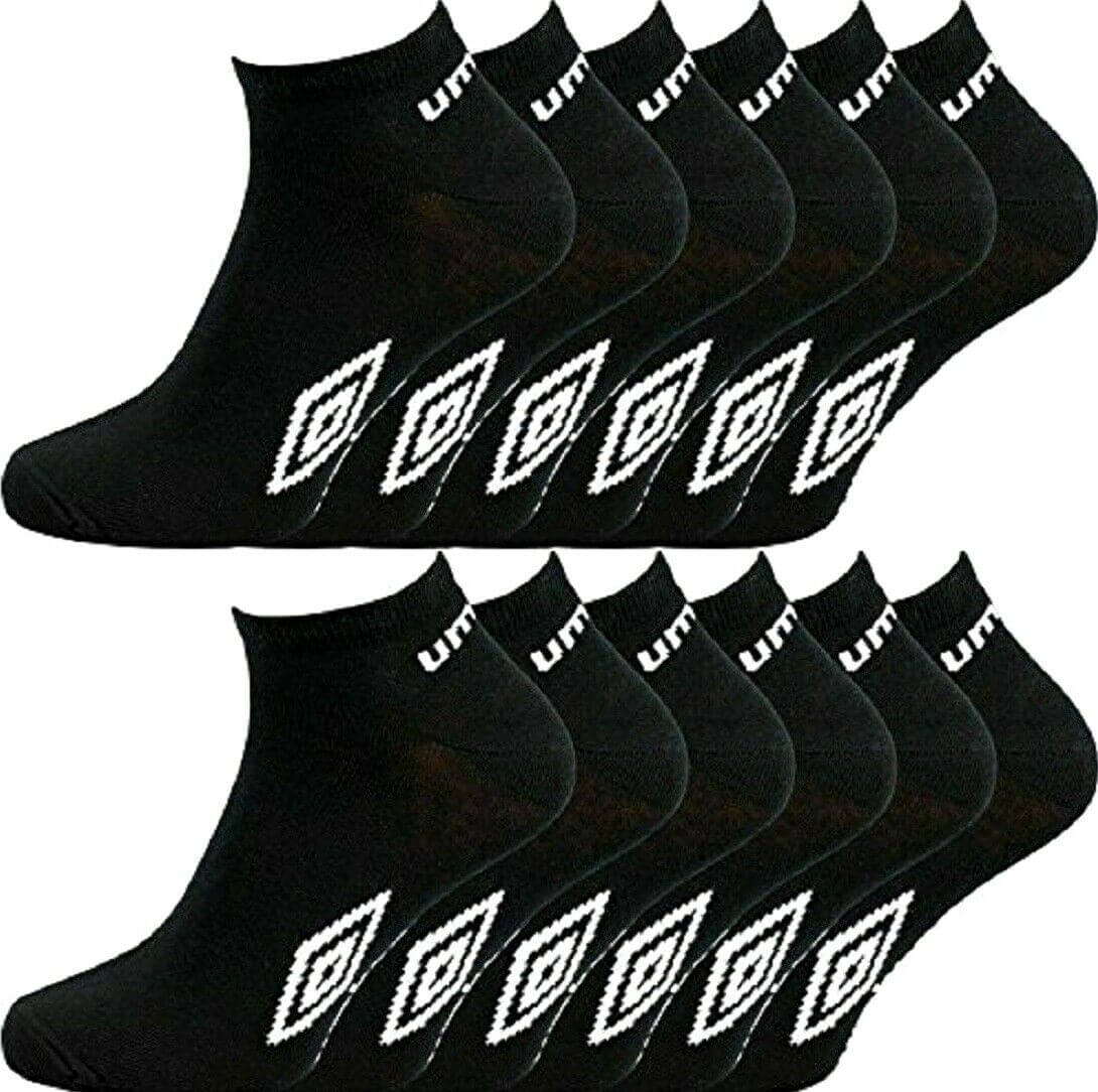 24 Pairs Men's Cotton Rich Sport Trainer Liner Ankle Socks Officil Trainer Socks