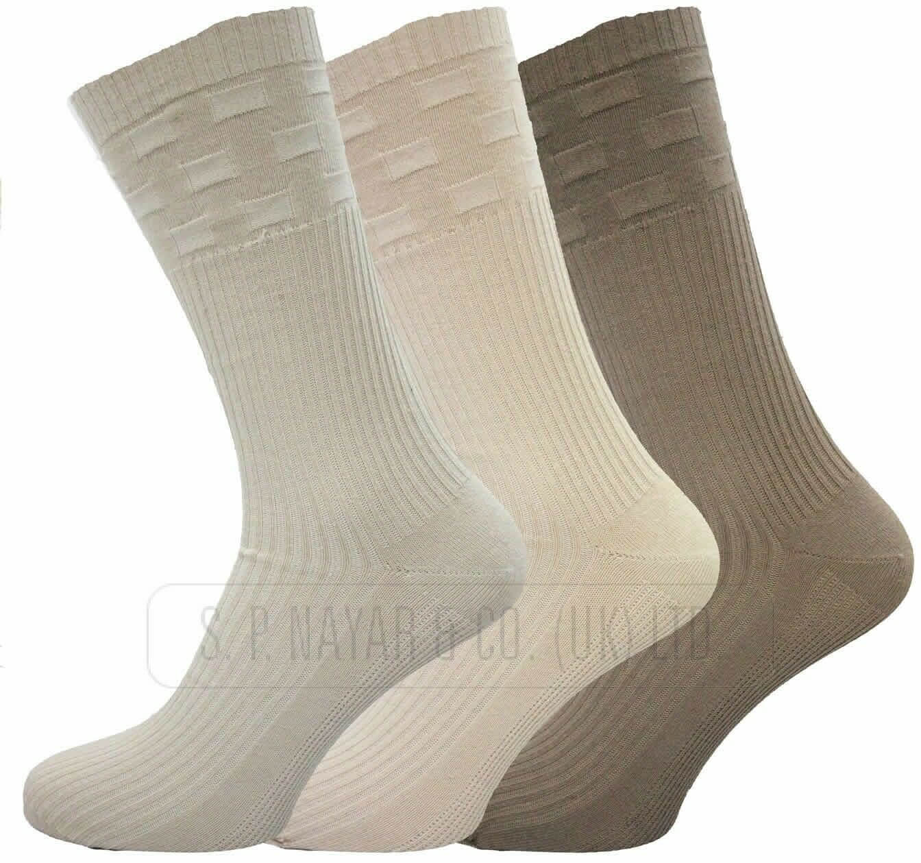 12 Pairs MEN'S EASY TOP PLAIN SHORT SOCKS comfort soft grip Size 6-11 UK - Comfyfit ltd