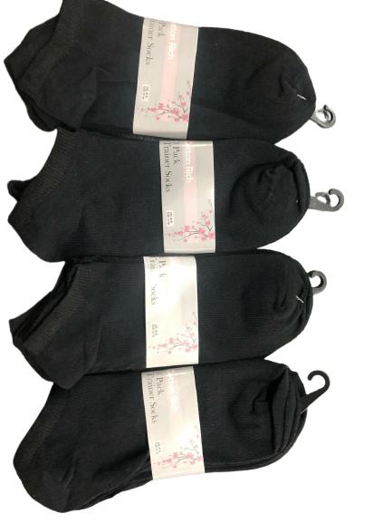 New Ladies Trainer Socks Women's Funky Designs 3 Pairs  Girls Liner Sports 4-7