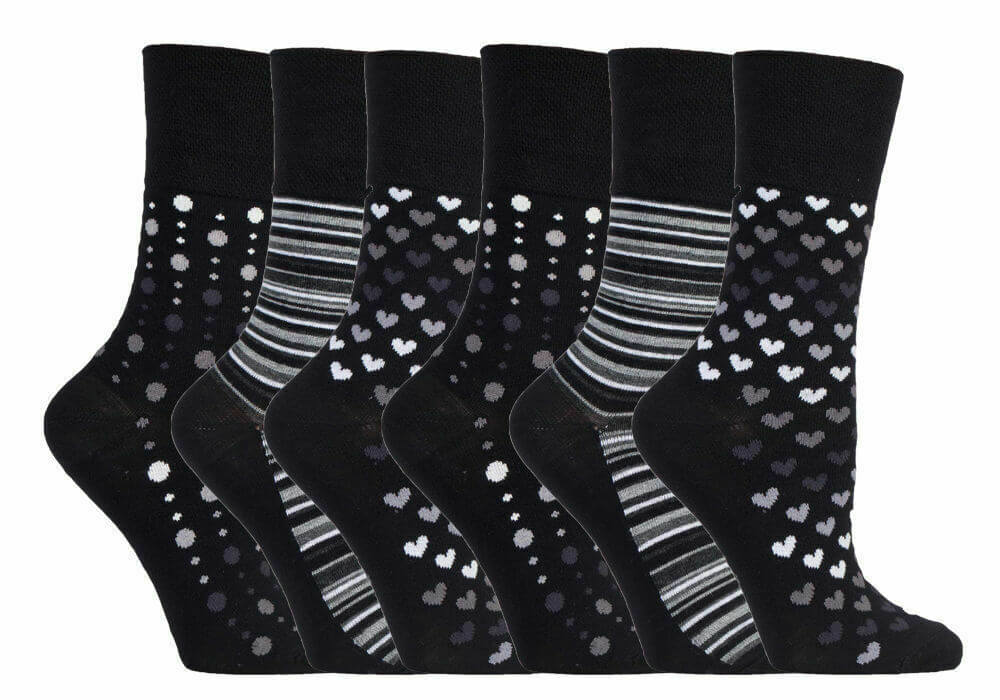 Bombas Socks Ladies Breathable Gentle Grip Loose Soft Non binding Top Bamboo Socks Honeycomb - Comfyfit ltd