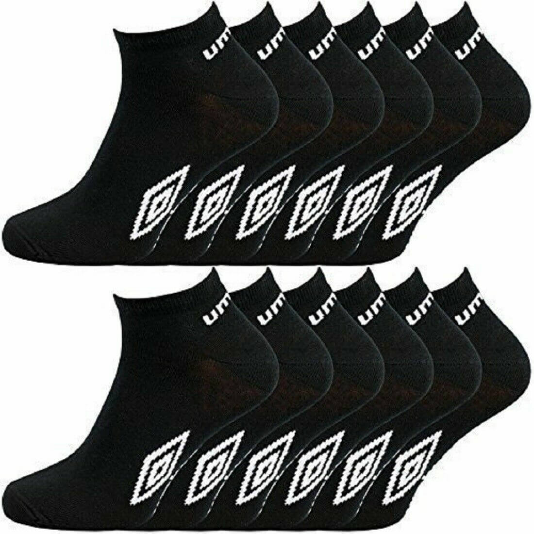 24 Pairs Men's Cotton Rich Sport Trainer Liner Ankle Socks Officil Trainer Socks