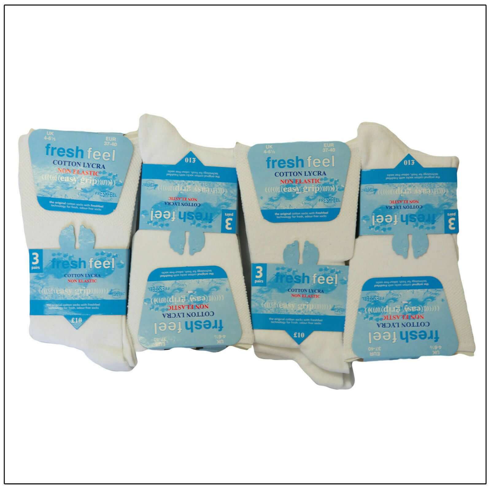 Ladies 12 Pairs women Diabetic socks Non-Elastic cotton Swollen Ankles socks