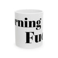 Motivational Ceramic Mug - "Morning Fuel" (11oz / 15oz) - Perfect for Coffee Lovers