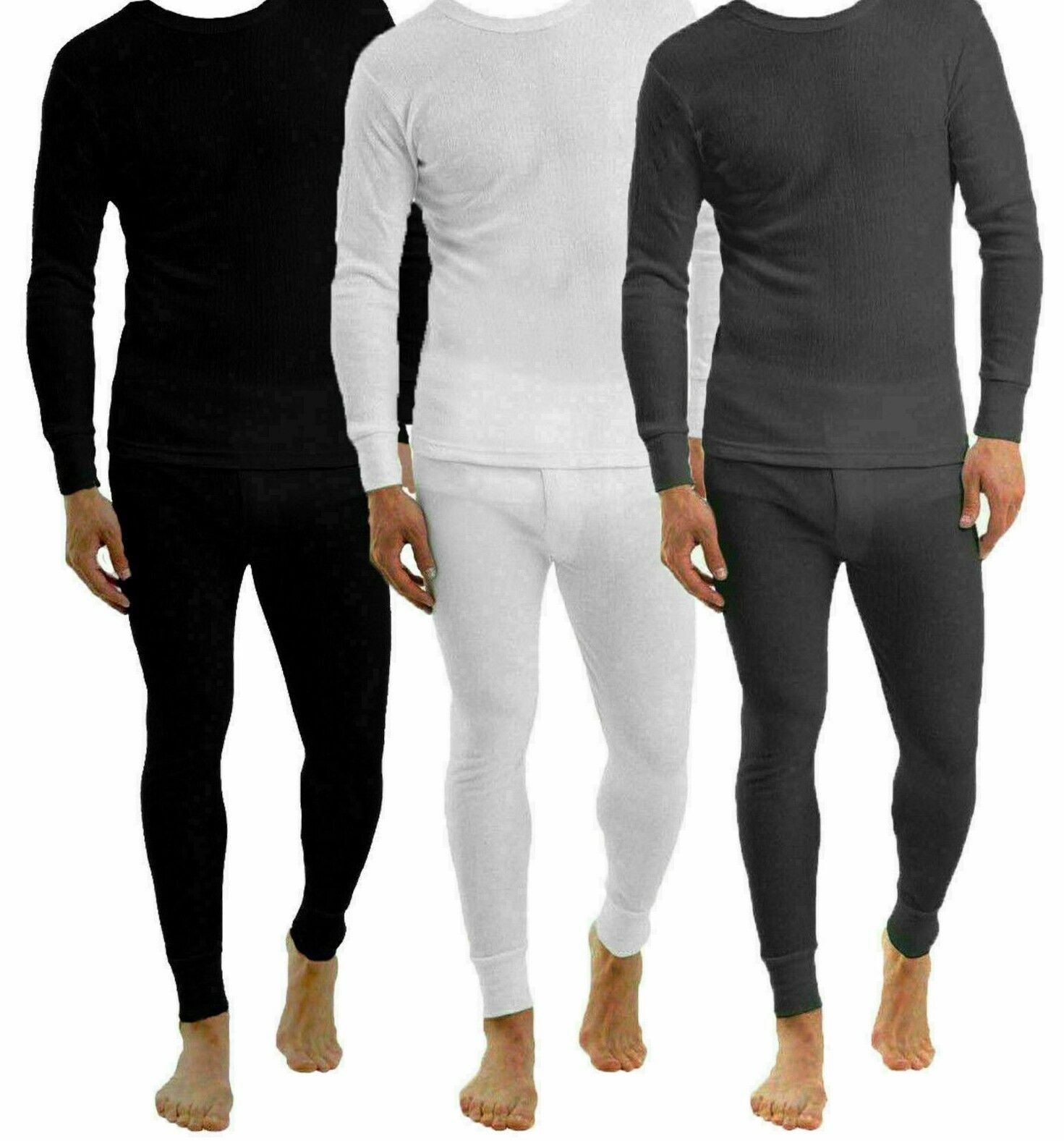 Mens Thermals Long Johns Short & Long Sleeve T-Shirts Bottom Warm Underwear Basel - Comfyfit ltd