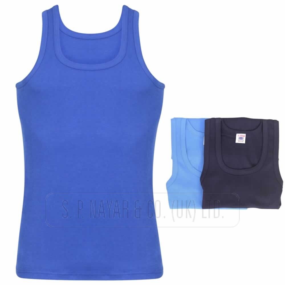 Mens Tank Tops Gym Training Ideal Tank Tops Men's 100% Cotton Classic.