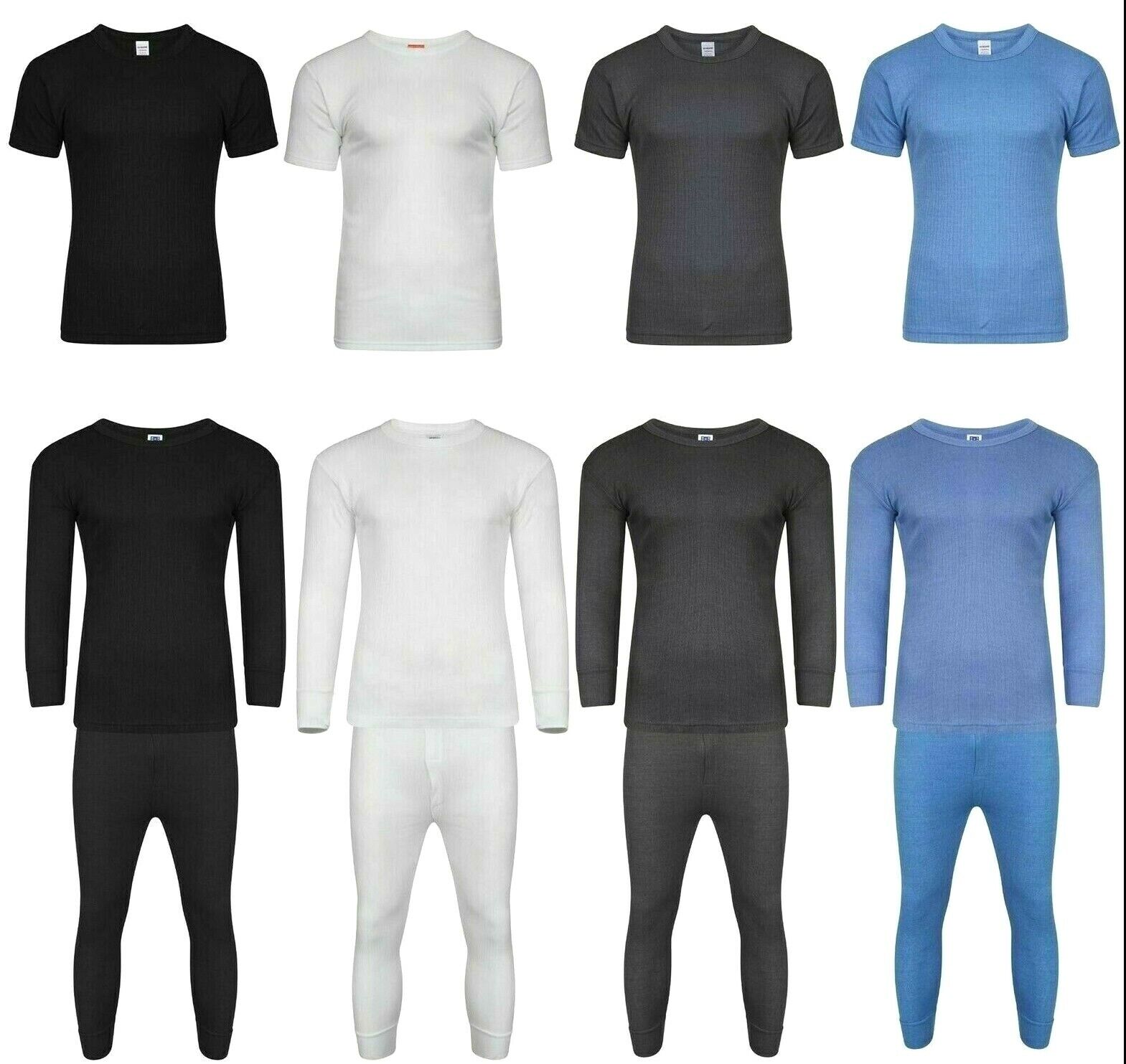 Mens Thermals Long Johns Short & Long Sleeve T-Shirts Bottom Warm Underwear Basel - Comfyfit ltd