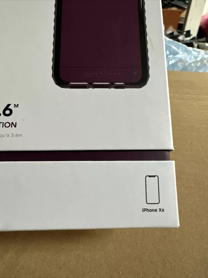 Tech21 Evo Rox FlexShock Drop Protection Case Cover for iPhone X / XS - Purple