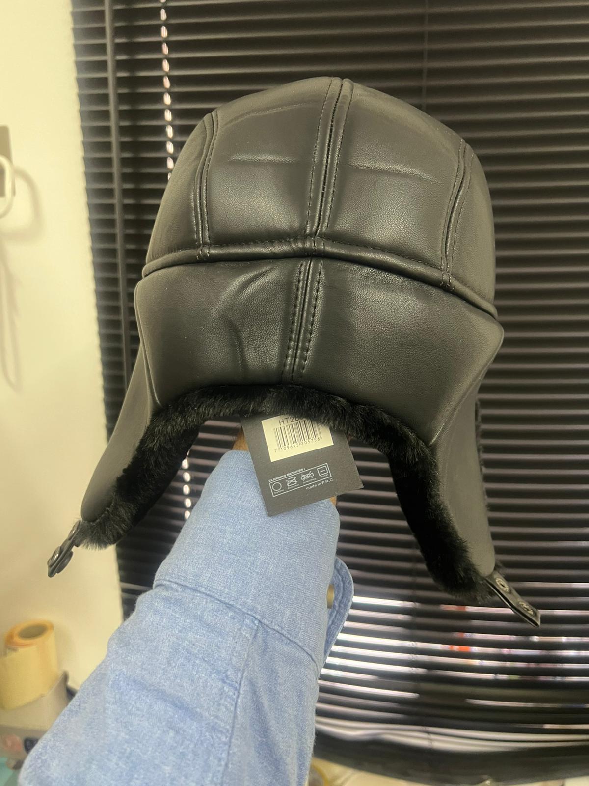 Mens Fur Russian Hat Soviet Army Badge Cap Military Fur Soldiers Ushanka