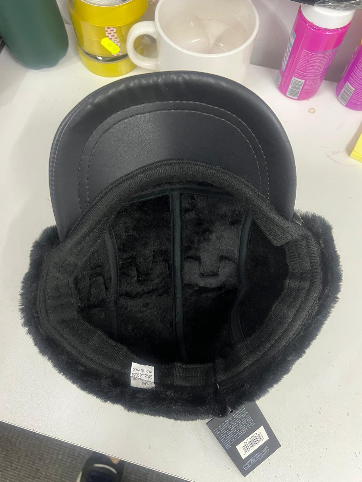 Mens Fur Russian Hat Soviet Army Badge Cap Military Fur Soldiers Ushanka