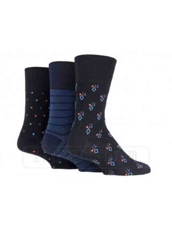 MEN'S GENTLE GRIP NON ELASTIC SOCKS DIABETIC SOFT COTTON WINTER WARM SOCKS