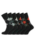 Men's Argyle diamond Socks Non Elastic