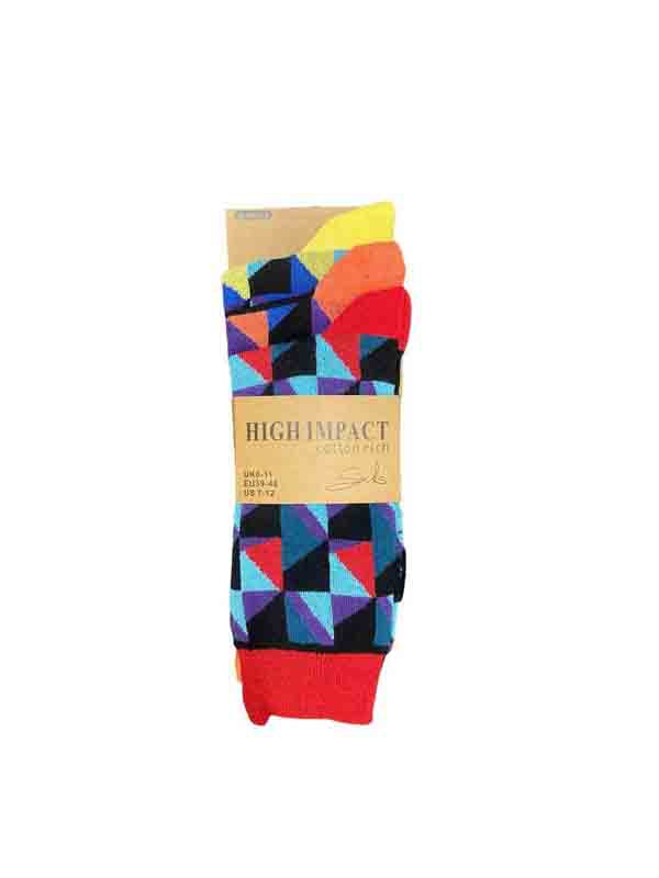 Diamond Cotton Rich Lycra Design Sock