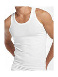 Mens White Vest MEN'S ORGANIC COTTON SINGLE JERSEY WHITE VEST..