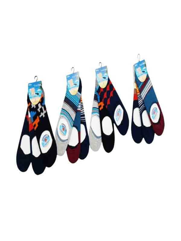 New Men's High Quality Feel Fresh Seam Free Toe Soft Cotton Rich Socks Size 6-11