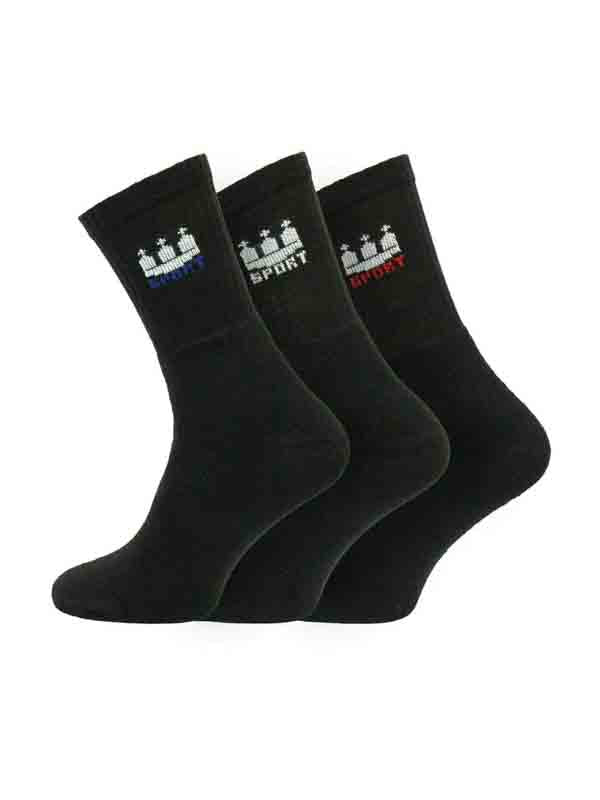 Running Socks 12 Pairs Men's Sports Socks Kensington Style Footbal Crown Socks UK SIZE