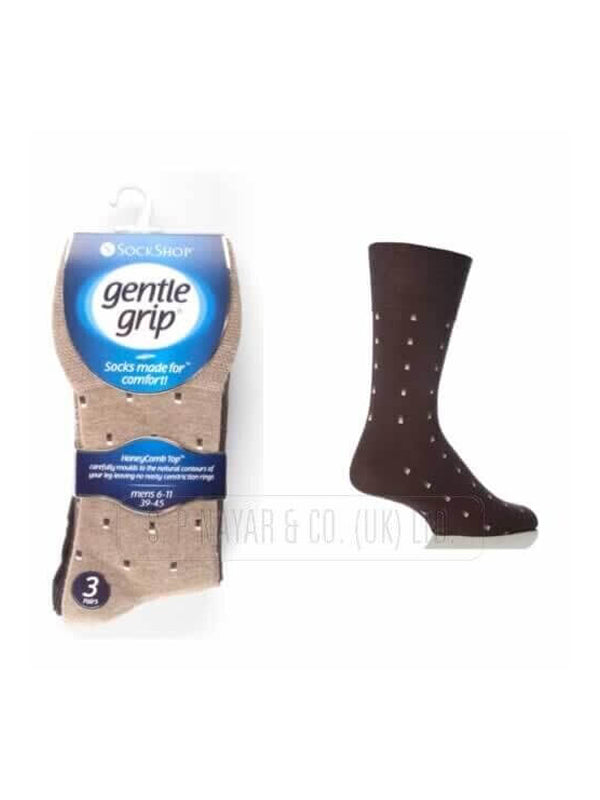 12 Pairs Ladies Gentle Grip® Bamboo Non Binding Blend Non Elastic Sock Size 6-11